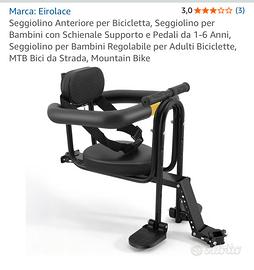 Seggiolino mountain bike per bambini 1-6 anni