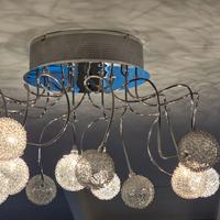 Lampadario moderno con 16 luci + applique parete