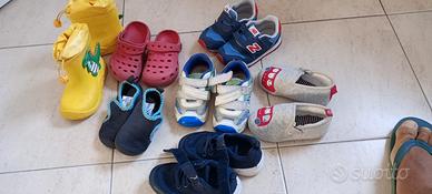 7 paia di scarpe