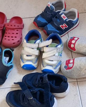 7 paia di scarpe
