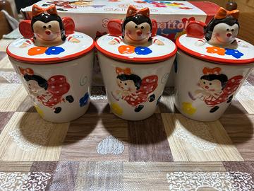 Set Barattoli Coccinella – Ceramica / Decorativi