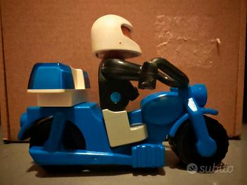 Lego duplo poliziotto motociclista 