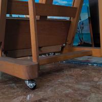 Cavalletto da studio per pittura