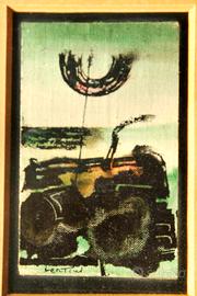 GIANNI BERTINI, opera unica su tavola, 1956
