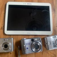 Tablet galaxty tab 3 + 3 fotocamere digitali