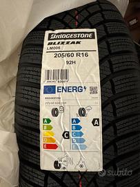 205 60 16 cerchi e gomme bridgestone blizzak t roc