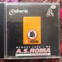 Memory card AS ROMA playstation 1