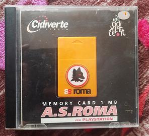 Memory card AS ROMA playstation 1