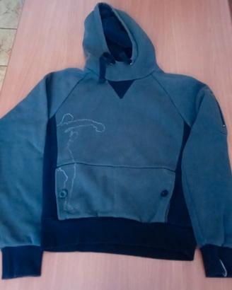 Felpa con cappuccio tg 12/14 anni
