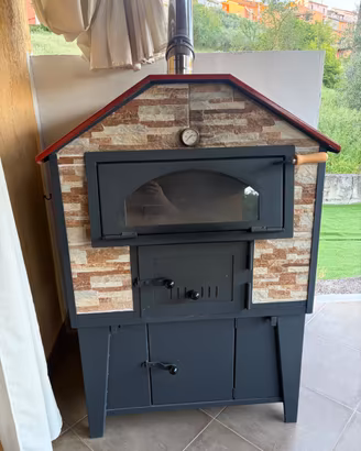 Forno a legna da esterno/interno con pietra – COME