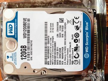 Hard disk per notebook 120GB