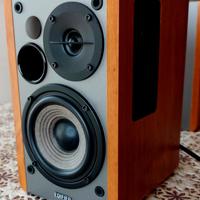 Casse audio attive come nuove, in vero legno.