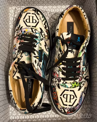 2 paia di scarpe Philippe Plein