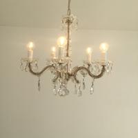 Lampadario in vetro