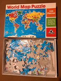 Hazel Mill World Map Puzzle 120 pezzi