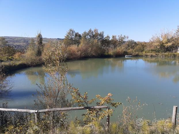 Oasi nel verde, Lago naturale e terreno