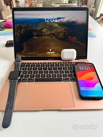 Iphone 13, macbook air, airpods pro, watch4