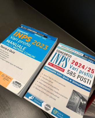 manuali per preparazione concorsi INPS