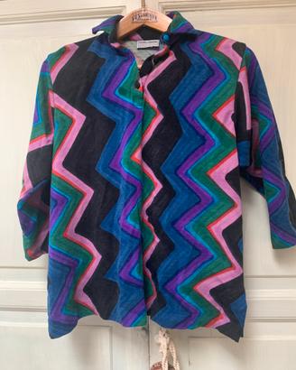 Livio DE SIMONE Capri: blusa maglina lana 1970