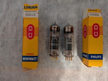 Philips E80CC Miniwatt SQ NOS