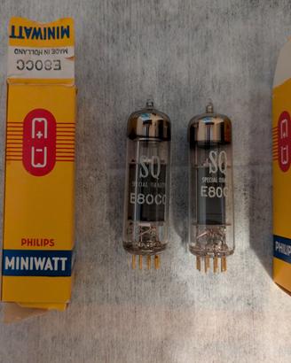 Philips E80CC Miniwatt SQ NOS