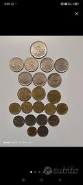 Lotto 22 monete franchi francesi 