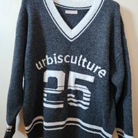 Maglione sportivo tg unica  con scollo a V