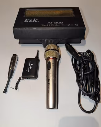 Microfono K&K AT-309 con accessori