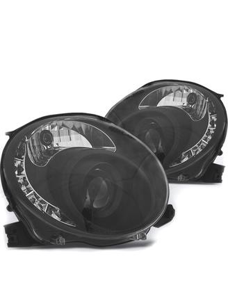 FARI FIAT 500 07-15 LUCE DIURNA TFL FONDO NERO