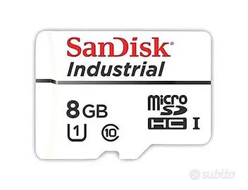 Micro SD HC 8GB Sandisk Industrial x web e dashcam