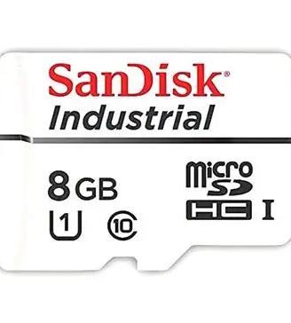 Micro SD HC 8GB Sandisk Industrial x web e dashcam