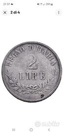 2 lire 1863 Napoli - Regno d'Italia 