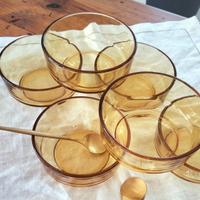 6 coppette dessert Ambra anni 70 