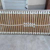 2 Reti materasso in faggio per  singolo 80x200