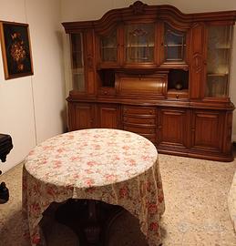 credenza salotto stile barocco+tavolo