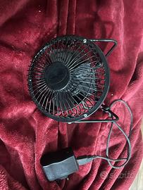 Mini ventilatore USB Zephir + presa USB