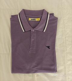 Polo uomo manica corta-cotone 100% Diadora