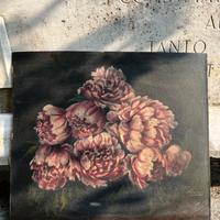 Dipinto floreale olio su tela datato 1944