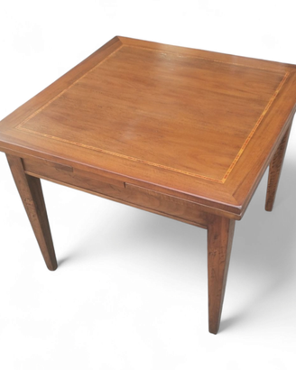 Tavolo quadrato apribile finito a vecchio