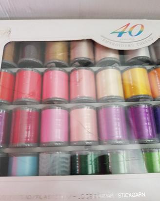 confezione 40 spolette di cotone. 