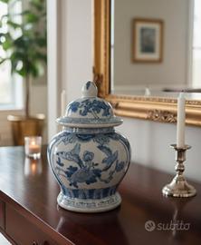 vaso Ginger Jar in porcellana orientale 