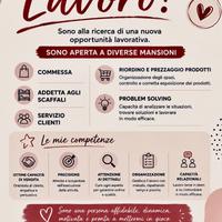 Commessa con esperienza lavoro stagionale