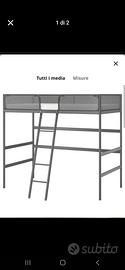 letto a soppalco ikea tuffing GIA' SMONTATO