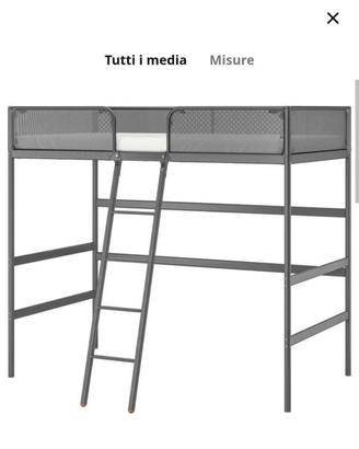 letto a soppalco ikea tuffing GIA' SMONTATO