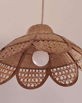 LAMPADARI IN BAMBU VIMINE