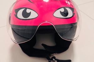 Casco Moto Demi-Jet BHR 801 One Eyes Pink