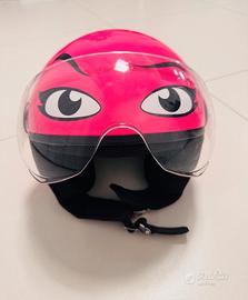 Casco Moto Demi-Jet BHR 801 One Eyes Pink