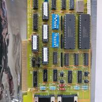 scheda elettronica vintage doppia seriale ISA BUS