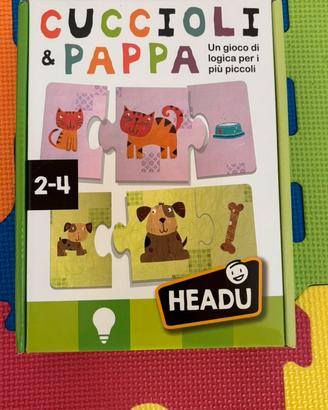 Puzzle cuccioli e pappa