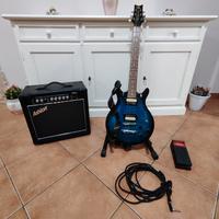 chitarra elettrica più amplificatore 